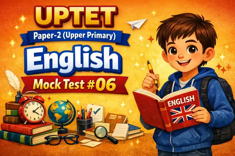 UPTET Paper-2 (Upper Primary): English Mock Test #06