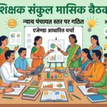 शिक्षक संकुल की मासिक बैठक
