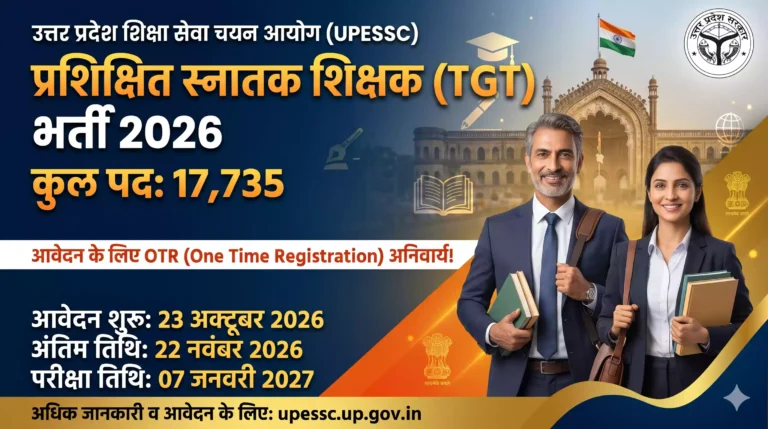 उत्तर प्रदेश अशासकीय सहायता प्राप्त विद्यालयों में प्रशिक्षित स्नातक शिक्षक पदों पर बंपर भर्ती